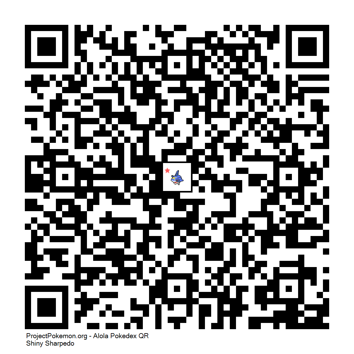 Cdigo QR de Sharpedo variocolor